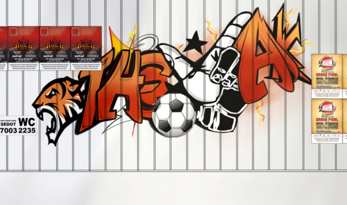 Detail Graffiti Persija Jakarta Nomer 12