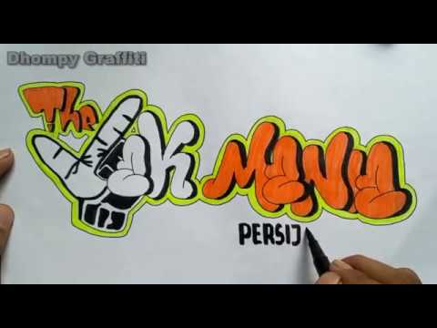 Detail Graffiti Persija Keren Nomer 11