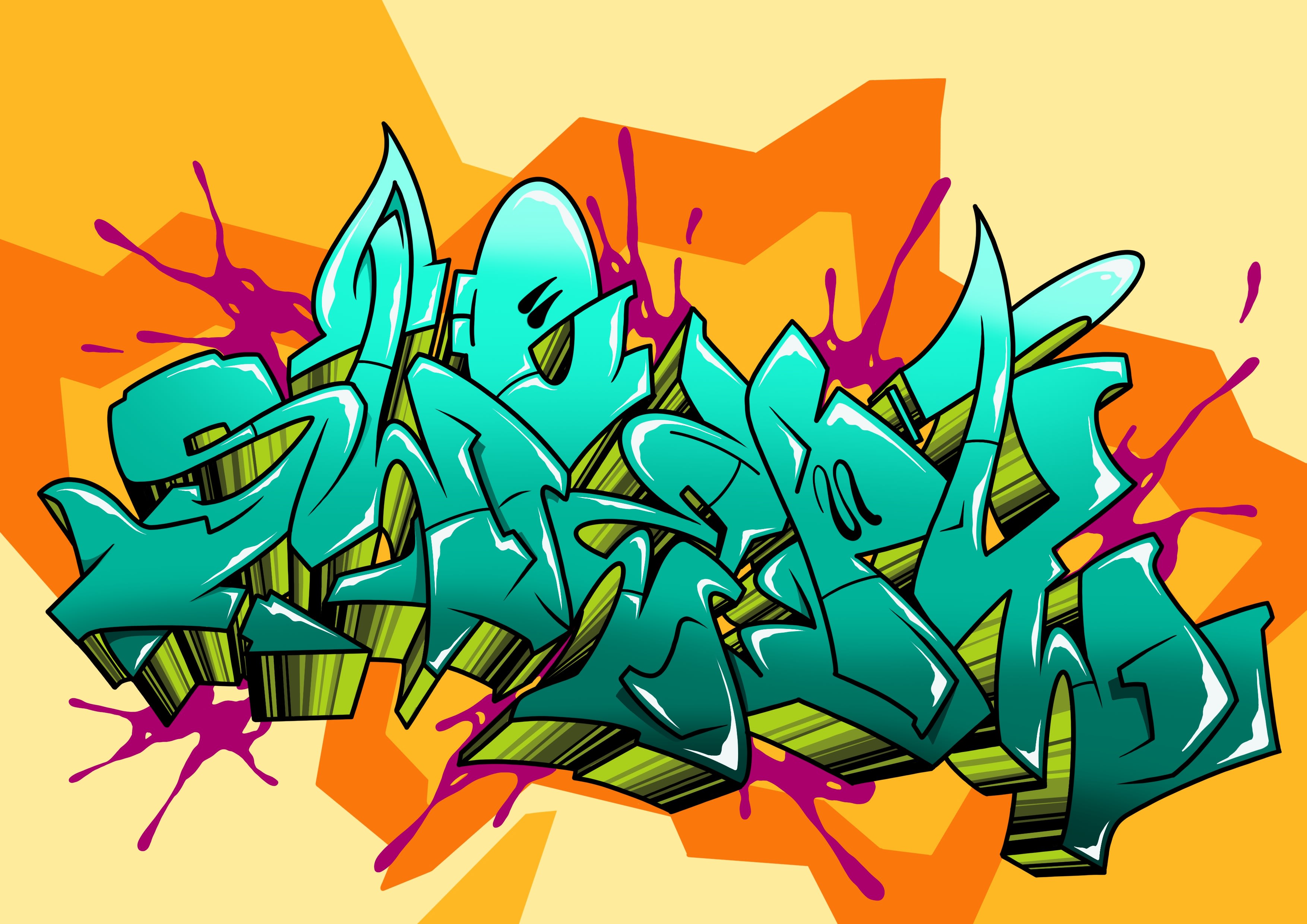 Detail Graffiti Piece Nomer 5