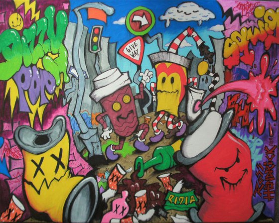 Detail Graffiti Pieces Characters Nomer 12