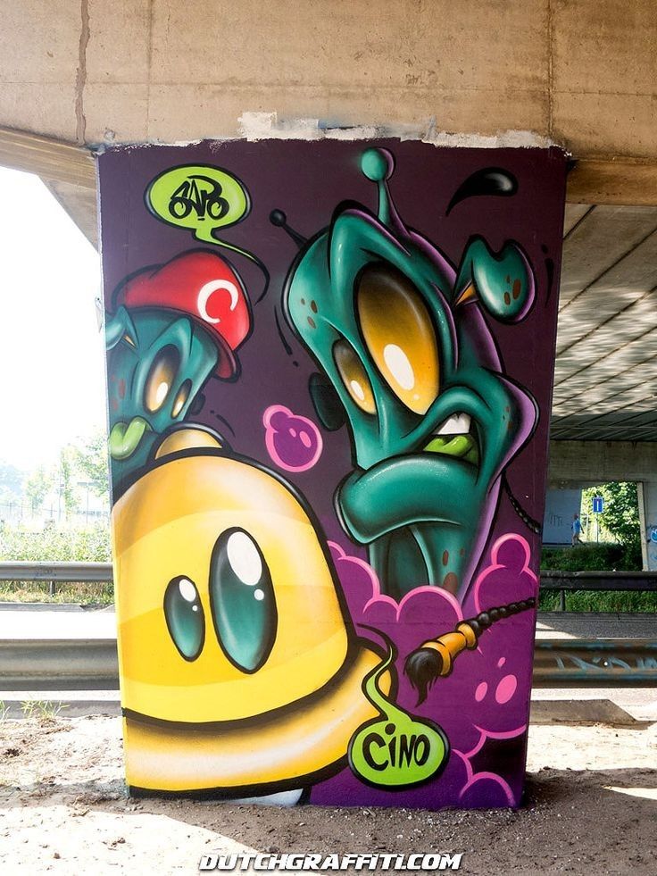 Detail Graffiti Pieces Characters Nomer 15