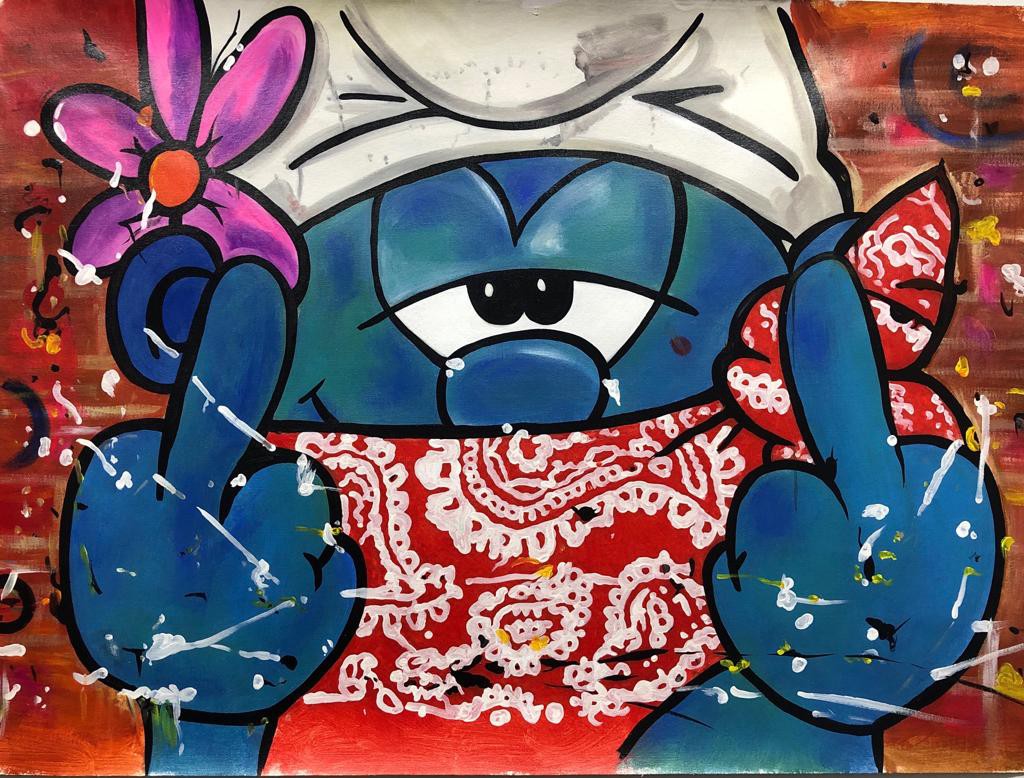 Detail Graffiti Pieces Characters Gangsta Nomer 26