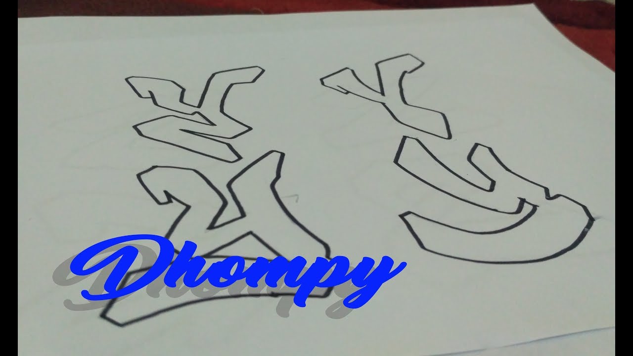 Detail Graffiti Pilox Abjad Nomer 15