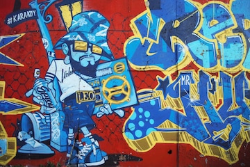 Detail Graffiti Pilox Abjad Nomer 24