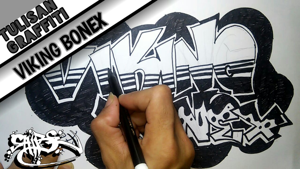 Detail Graffiti Pilox Pensil Nomer 38