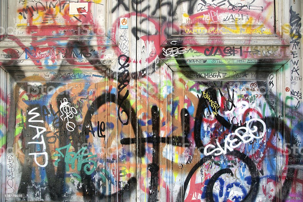 Detail Graffiti Pintu Nomer 16