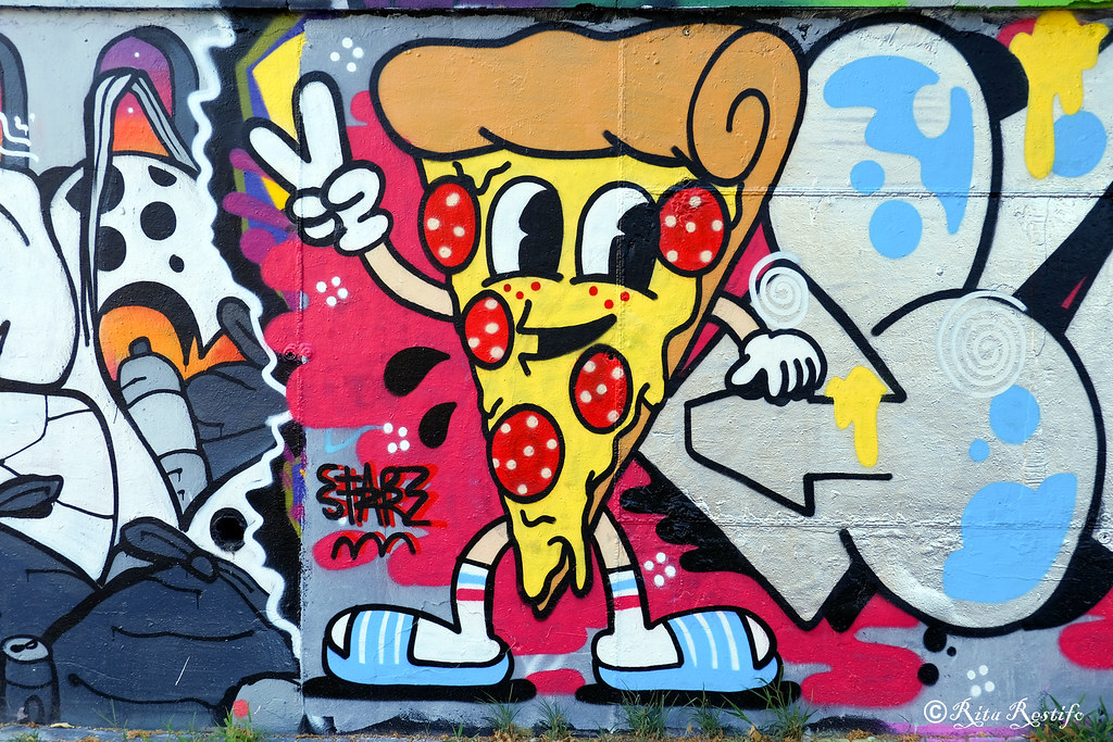 Detail Graffiti Pizza Nomer 5