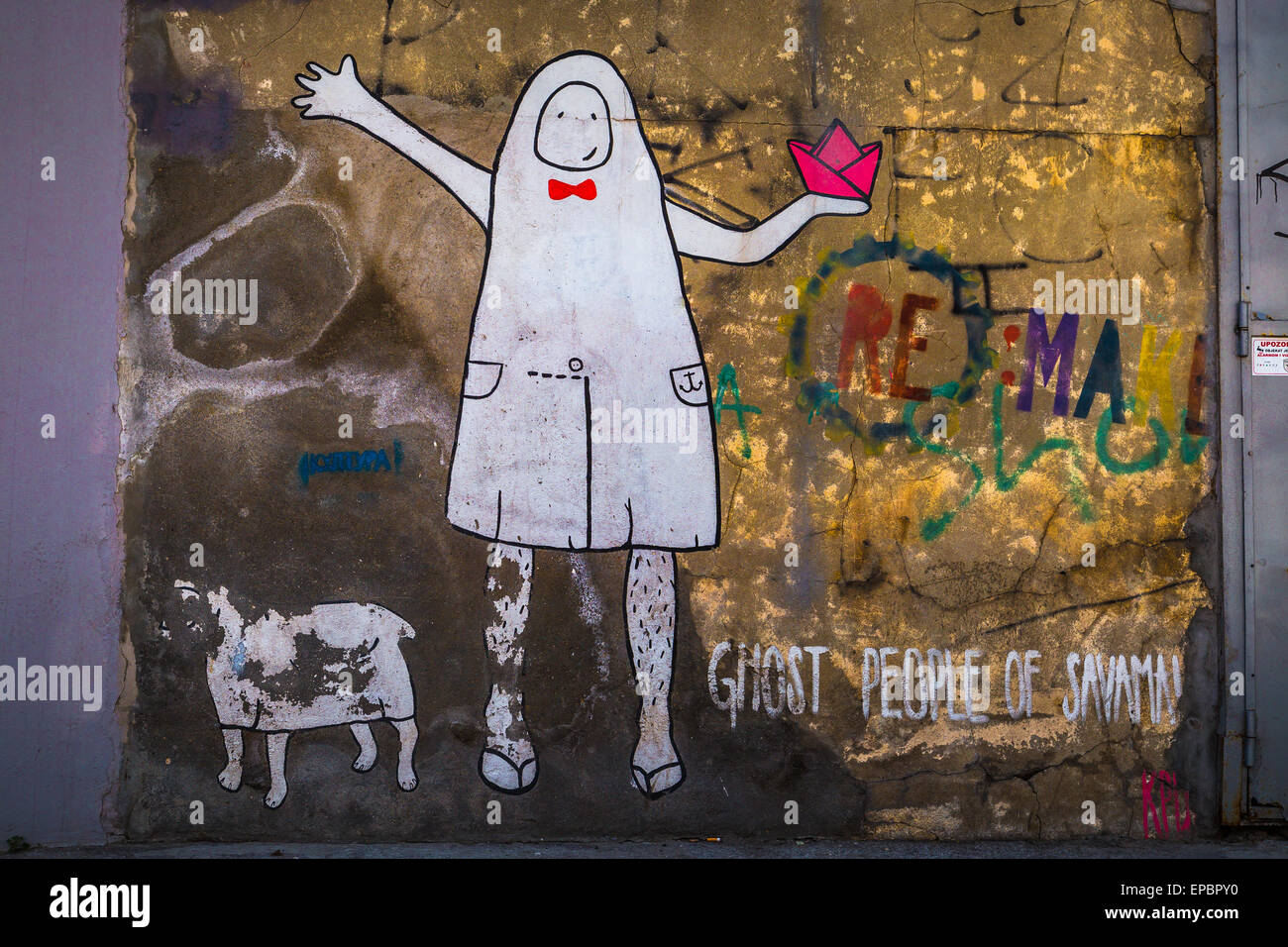 Detail Graffiti Pocong Nomer 14