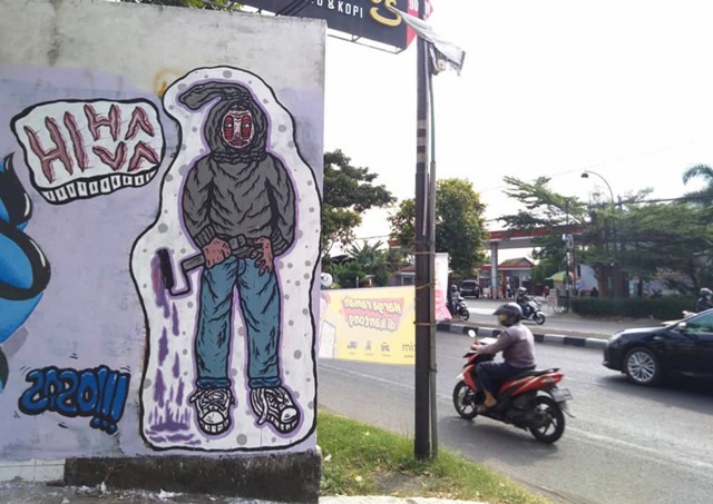 Detail Graffiti Pocong Nomer 17