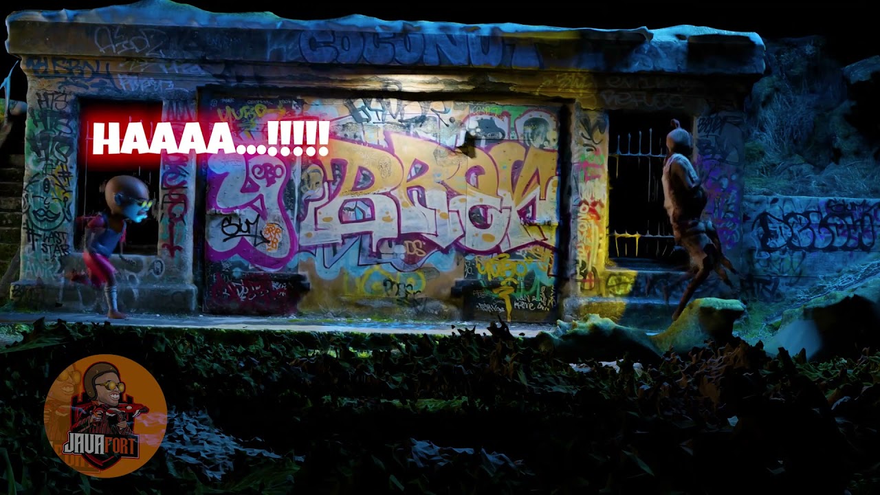 Detail Graffiti Pocong Nomer 25