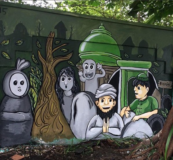 Detail Graffiti Pocong Nomer 39