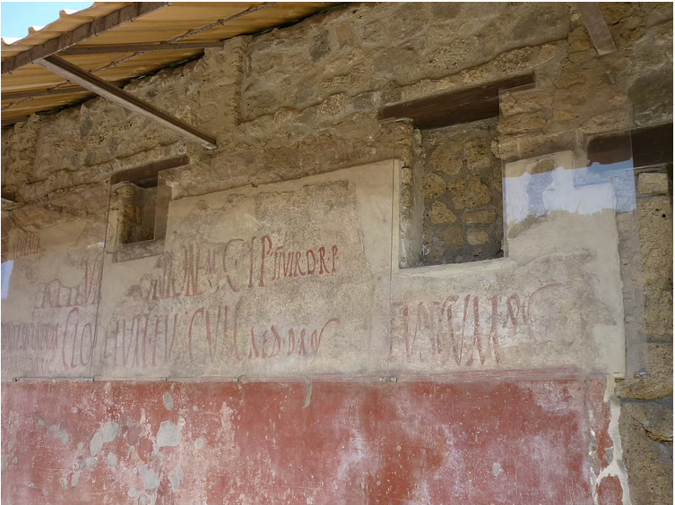 Detail Graffiti Politique De Pompei Nomer 3
