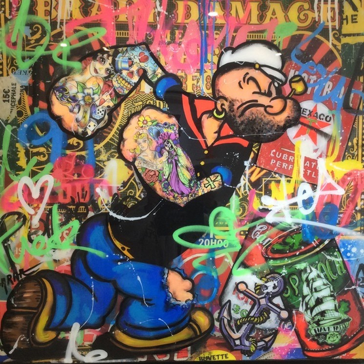 Detail Graffiti Popeye Nomer 17