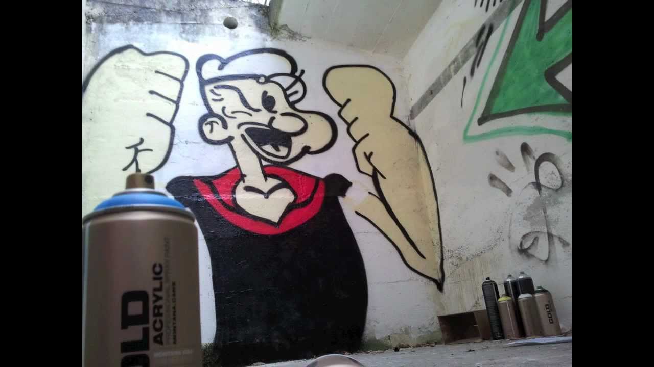 Detail Graffiti Popeye Nomer 24