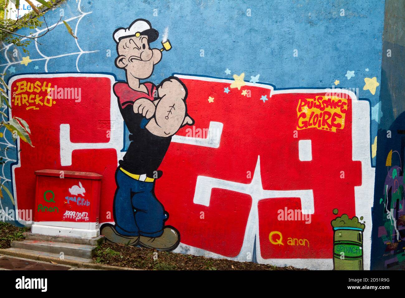 Detail Graffiti Popeye Nomer 39