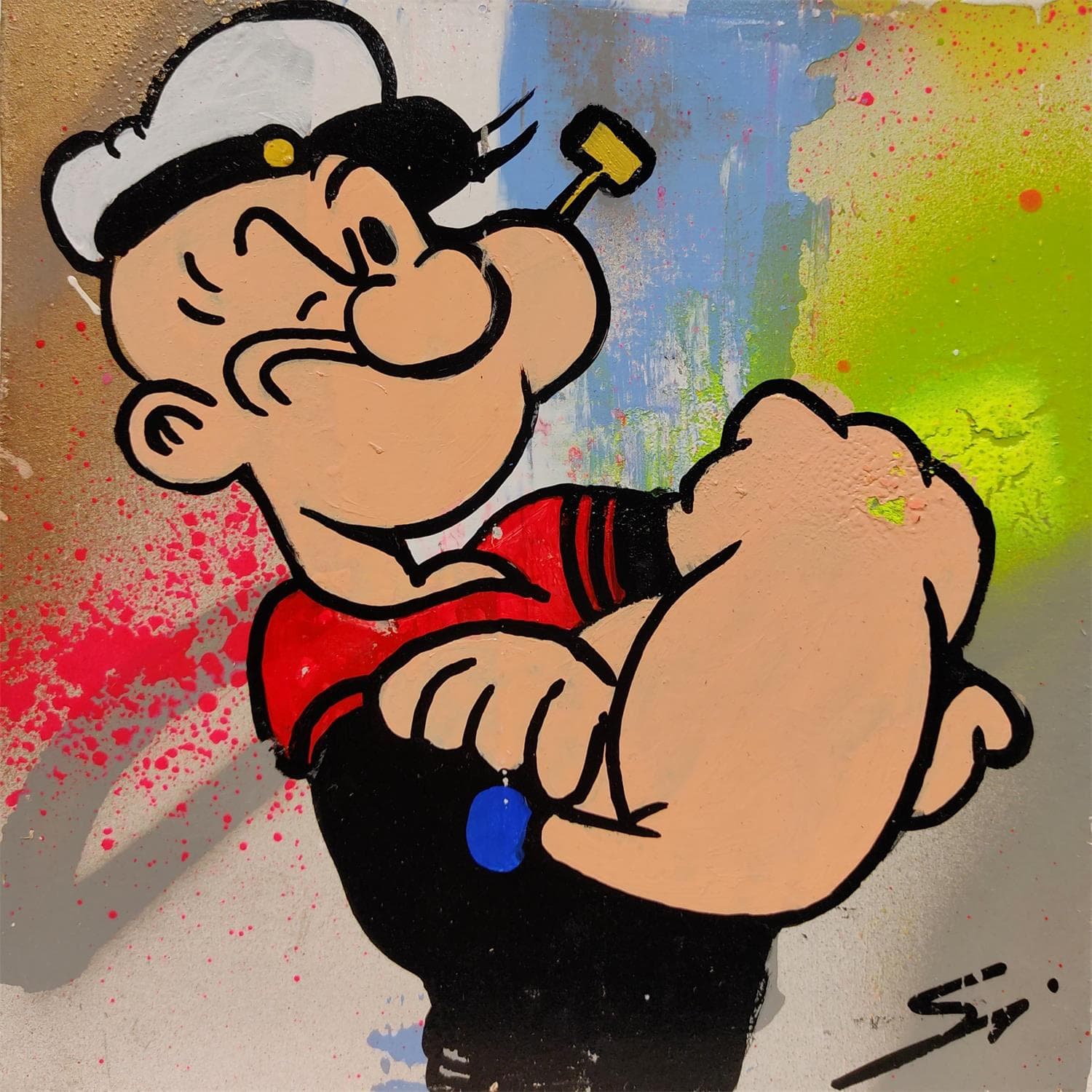 Detail Graffiti Popeye Nomer 46