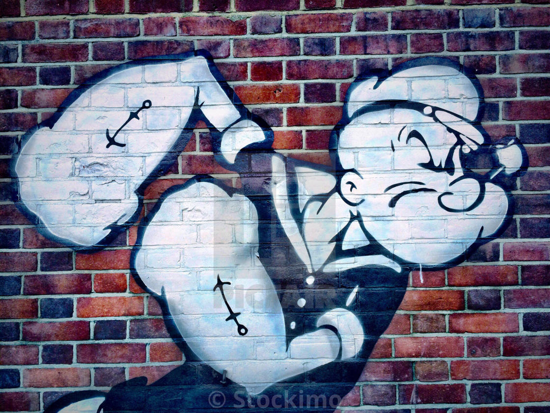 Detail Graffiti Popeye Kartun Nomer 26