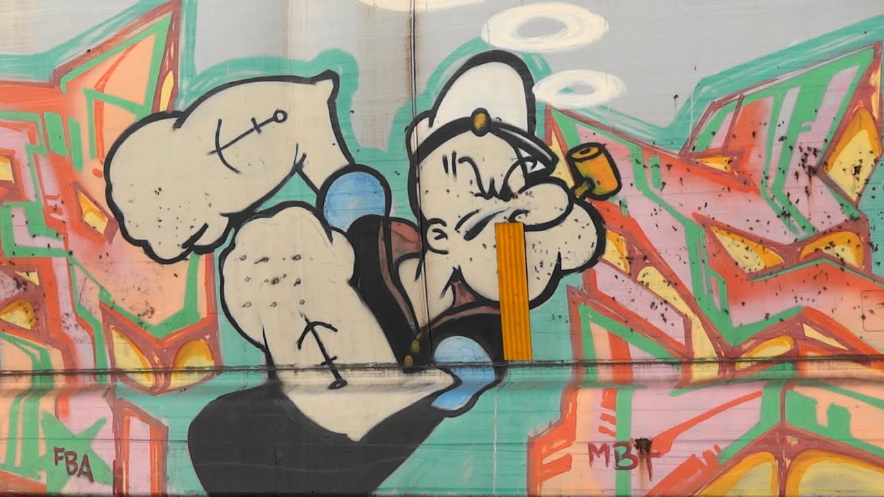 Detail Graffiti Popeye Kartun Nomer 35