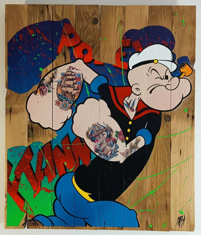 Detail Graffiti Popeye Kartun Nomer 51
