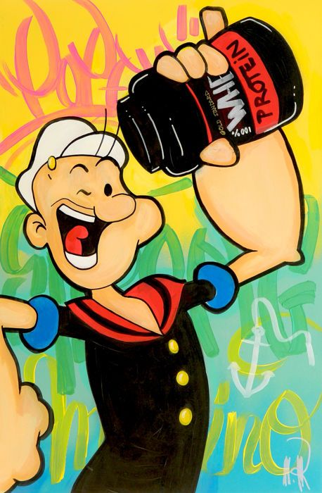 Detail Graffiti Popeye Kartun Nomer 10