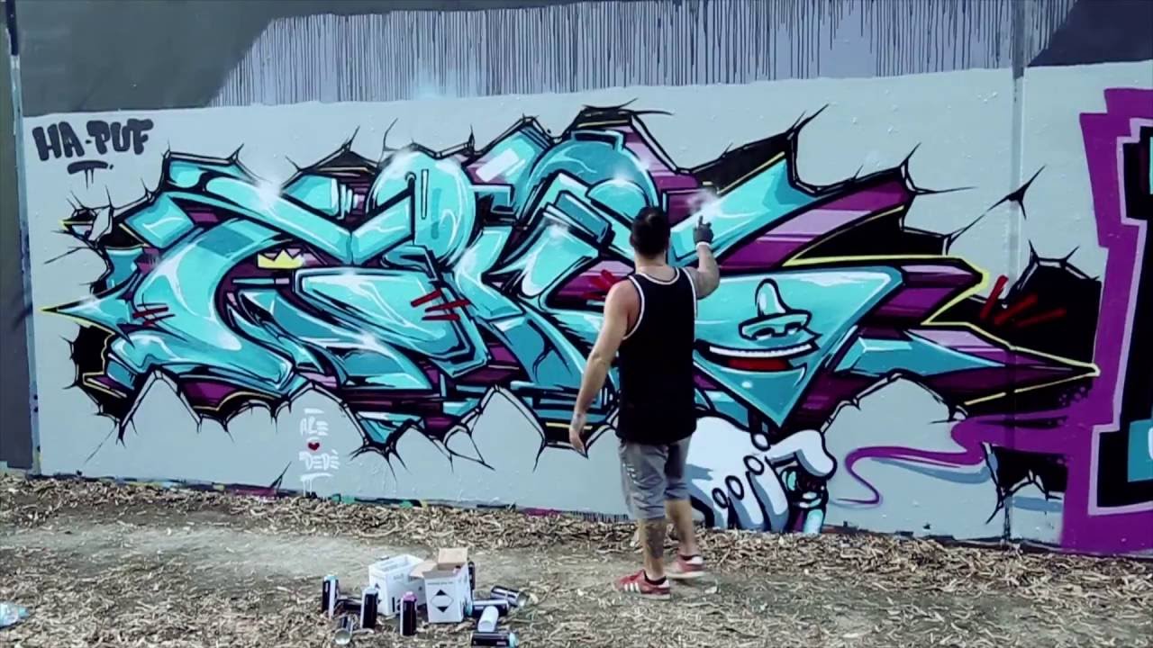 Detail Graffiti Pose Ewok Nomer 34