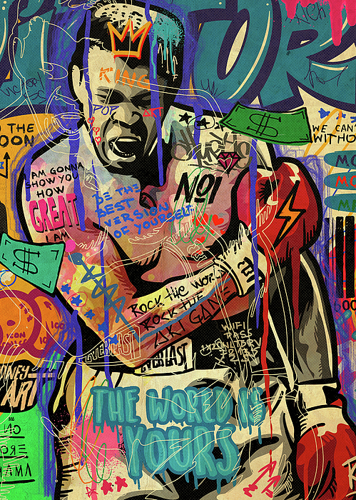 Detail Graffiti Poster Art Nomer 18