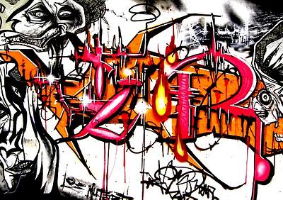 Detail Graffiti Poto Sampul Nomer 5