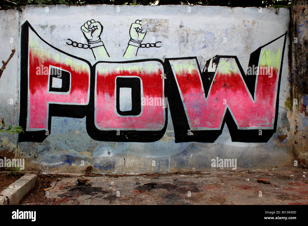 Detail Graffiti Pow Nomer 3