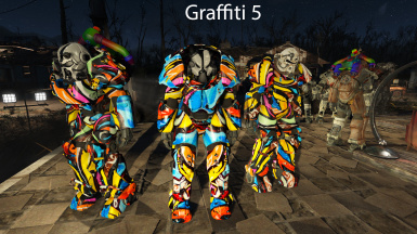 Detail Graffiti Power Armor Nomer 3