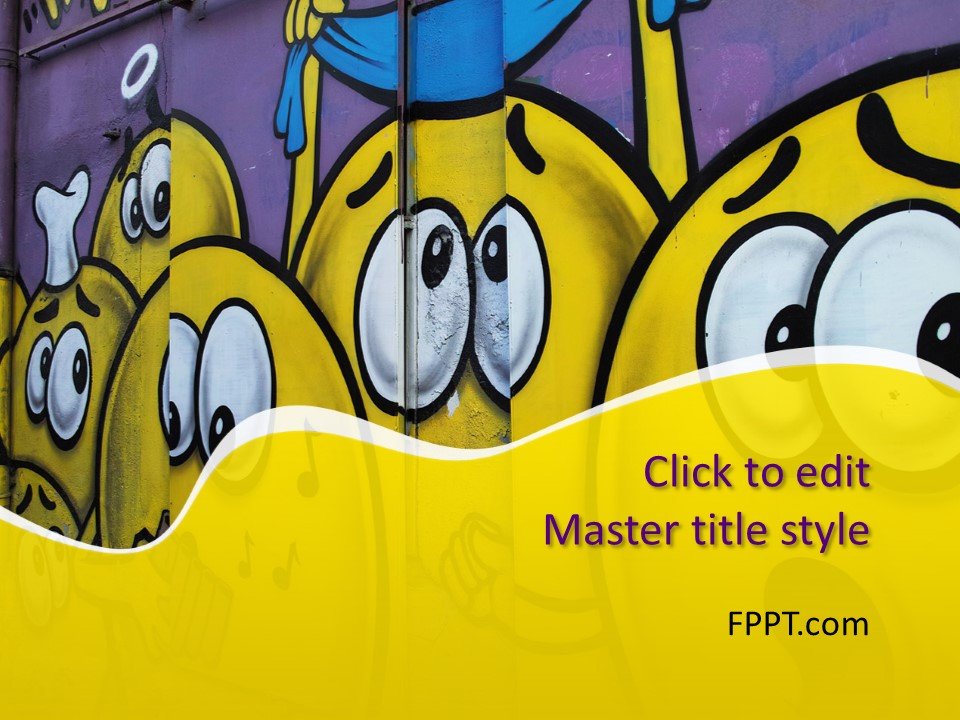 Detail Graffiti Powerpoint Themes Nomer 2