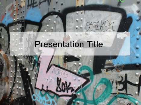 Detail Graffiti Powerpoint Themes Nomer 16