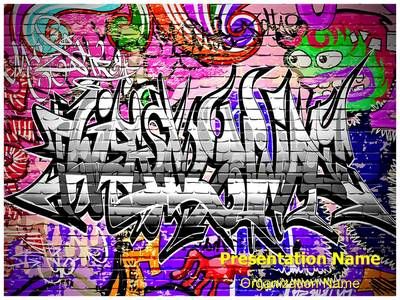 Detail Graffiti Powerpoint Themes Nomer 19