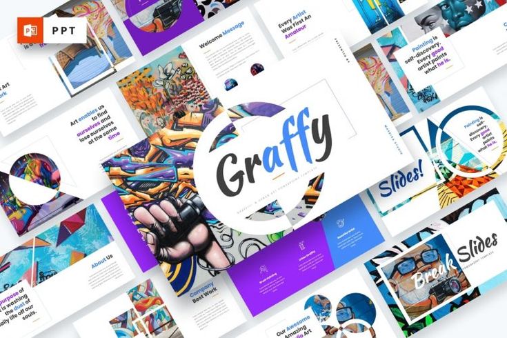 Detail Graffiti Powerpoint Themes Nomer 22