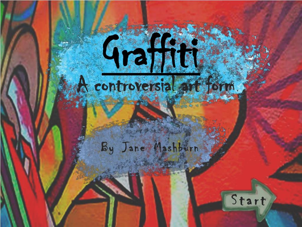 Detail Graffiti Powerpoint Themes Nomer 36
