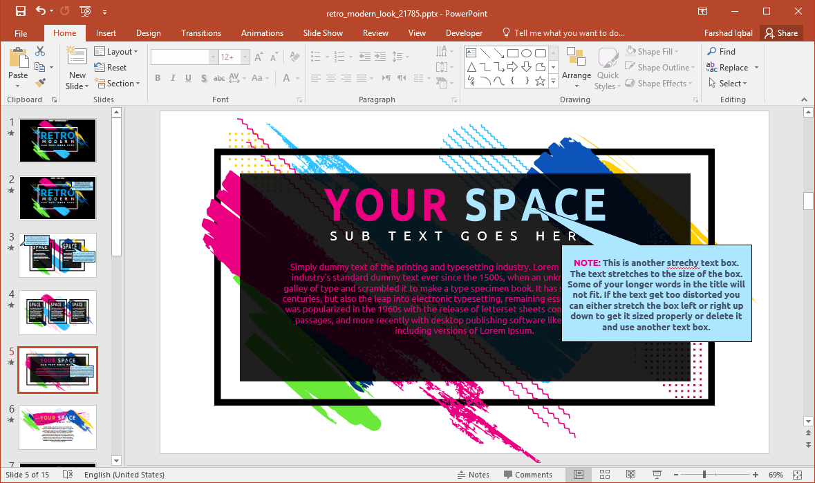 Detail Graffiti Powerpoint Themes Nomer 42