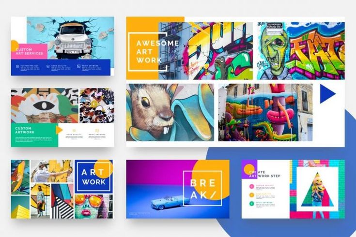 Detail Graffiti Powerpoint Themes Nomer 44