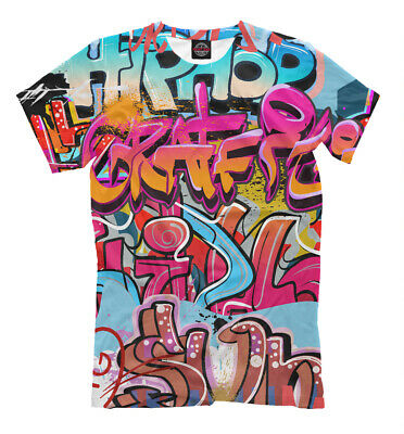 Detail Graffiti Print Tees Nomer 18