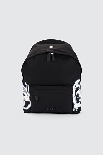 Detail Graffiti Priny Pu Backpack Nomer 16