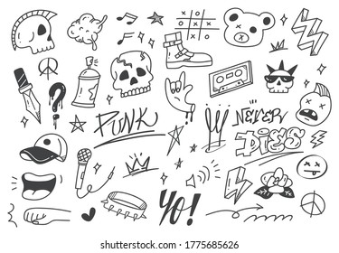 Detail Graffiti Punk Nomer 8