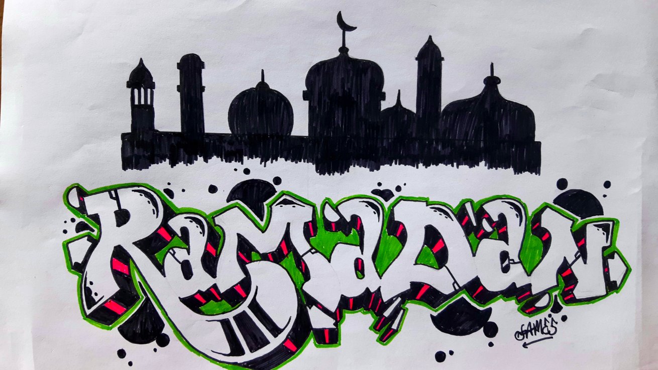 Detail Graffiti Ramadhan Nomer 5