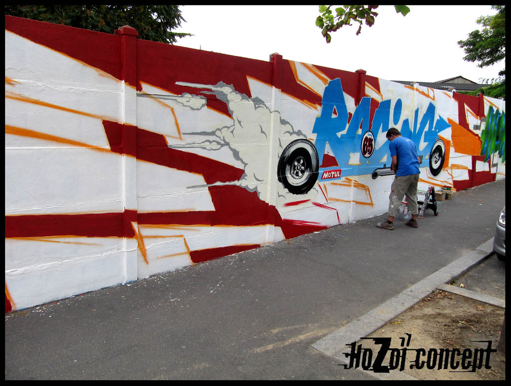 Detail Graffiti Rancing Nomer 34