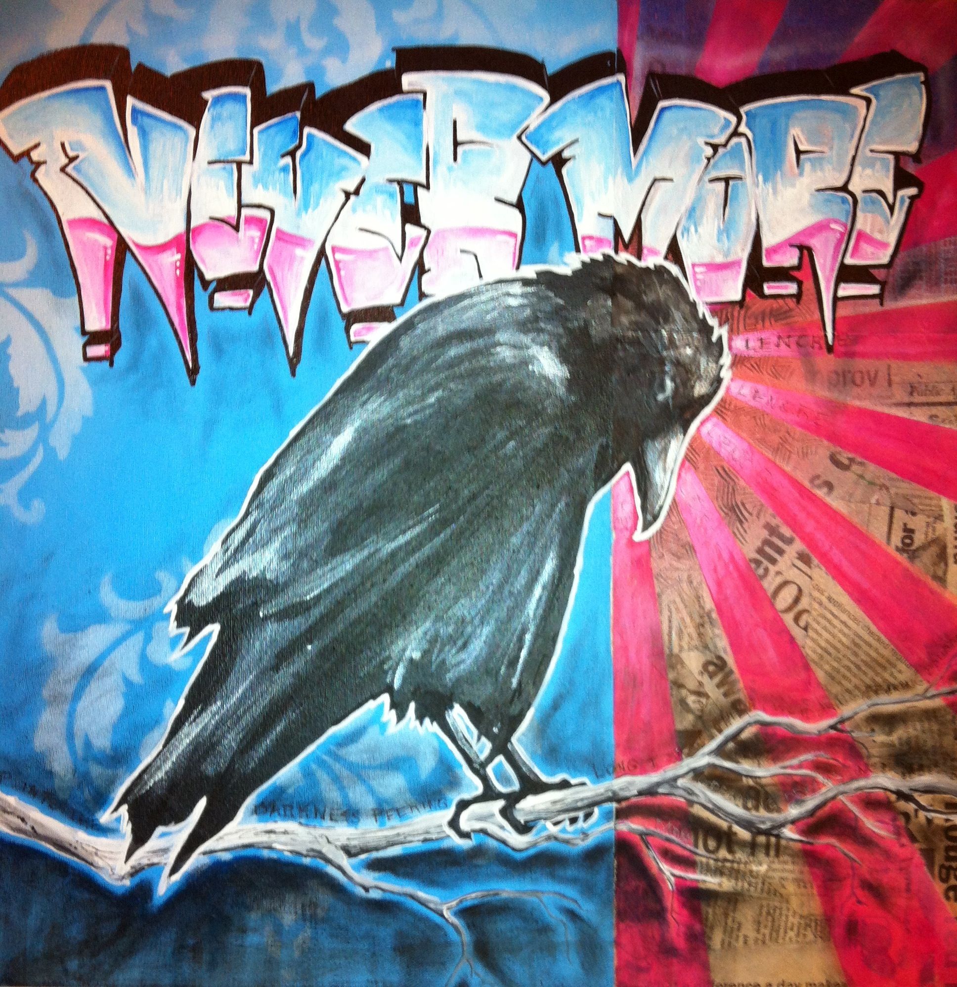 Detail Graffiti Raven Nomer 3