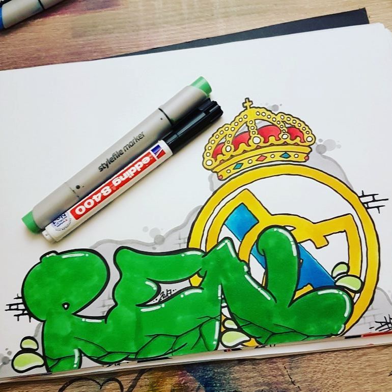 Detail Graffiti Real Madrid Nomer 17