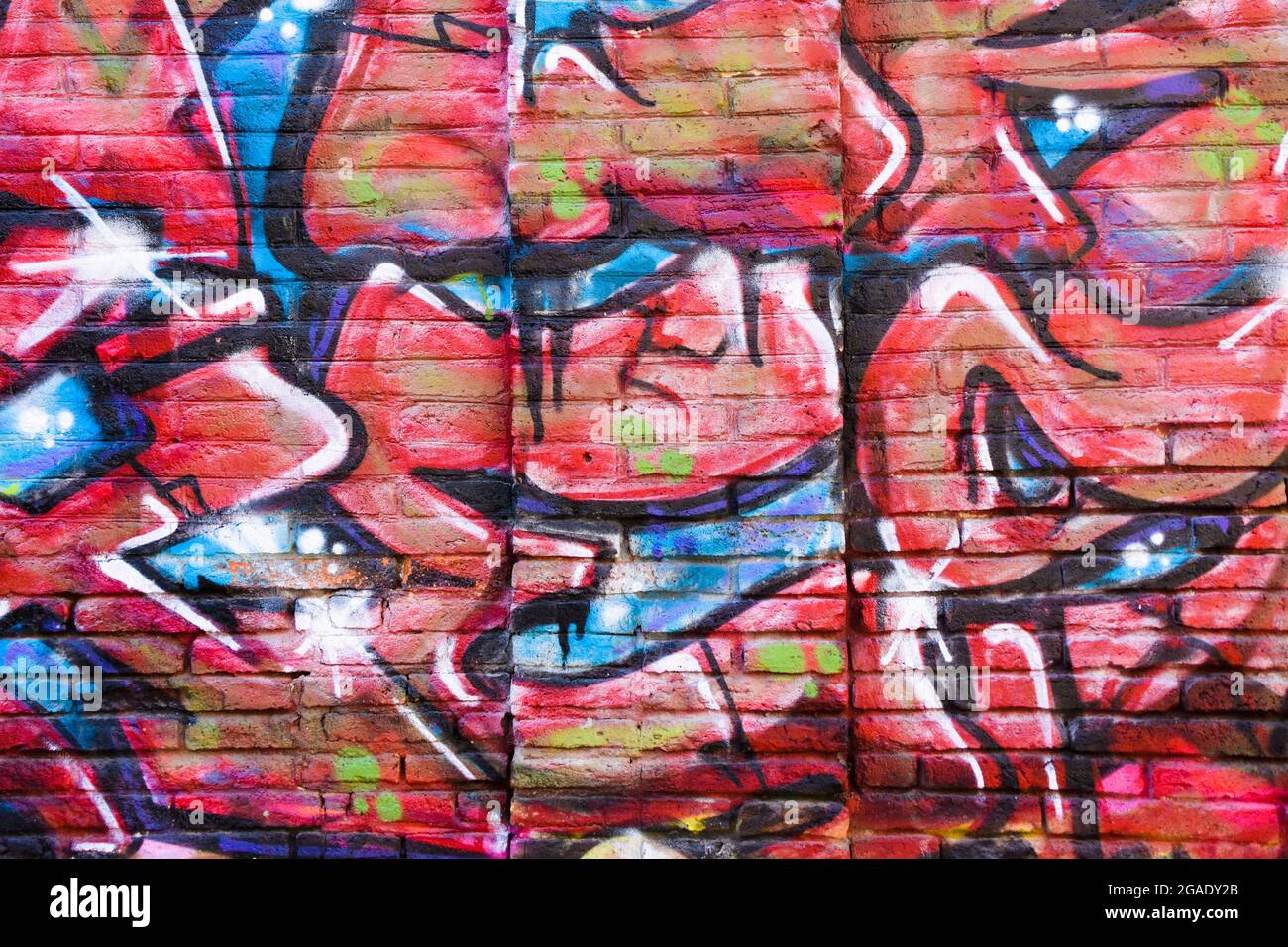 Detail Graffiti Red Black Nomer 33