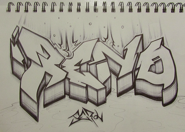 Detail Graffiti Reno Nomer 10