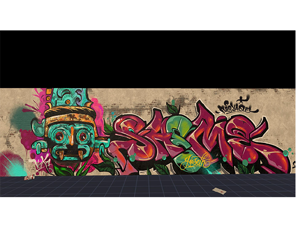 Detail Graffiti Reno Nomer 30