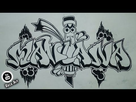 Detail Graffiti Reza Dengan Background Yang Bagus Nomer 3