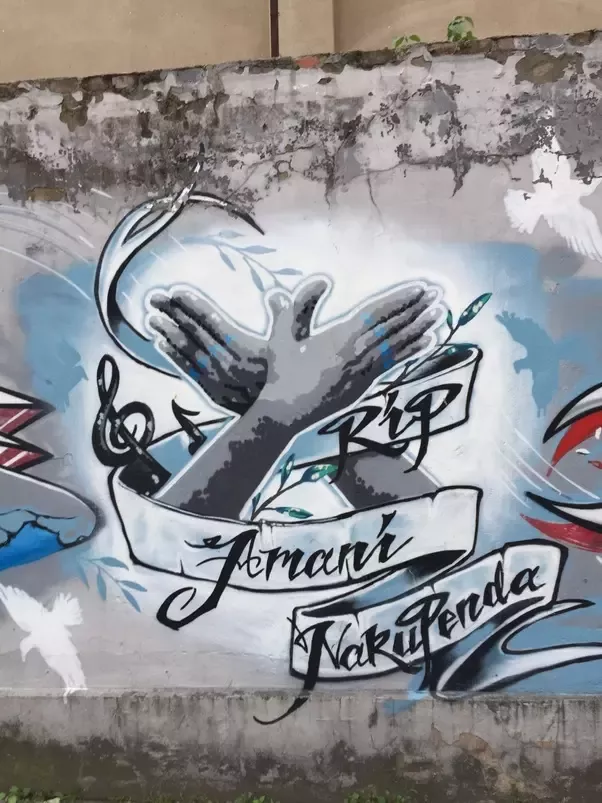 Detail Graffiti Rhey Nomer 45