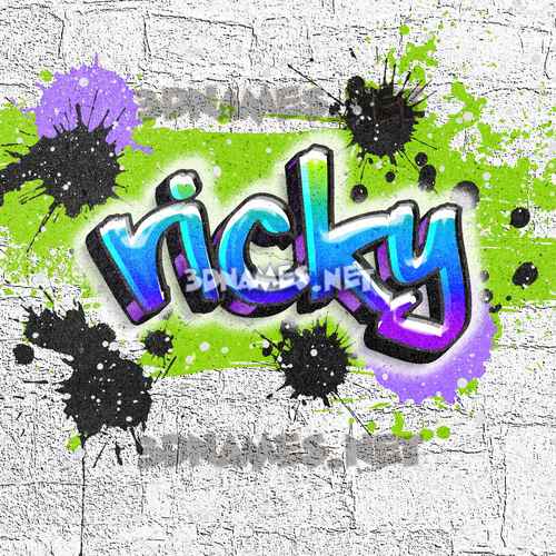 Detail Graffiti Rick Nomer 9