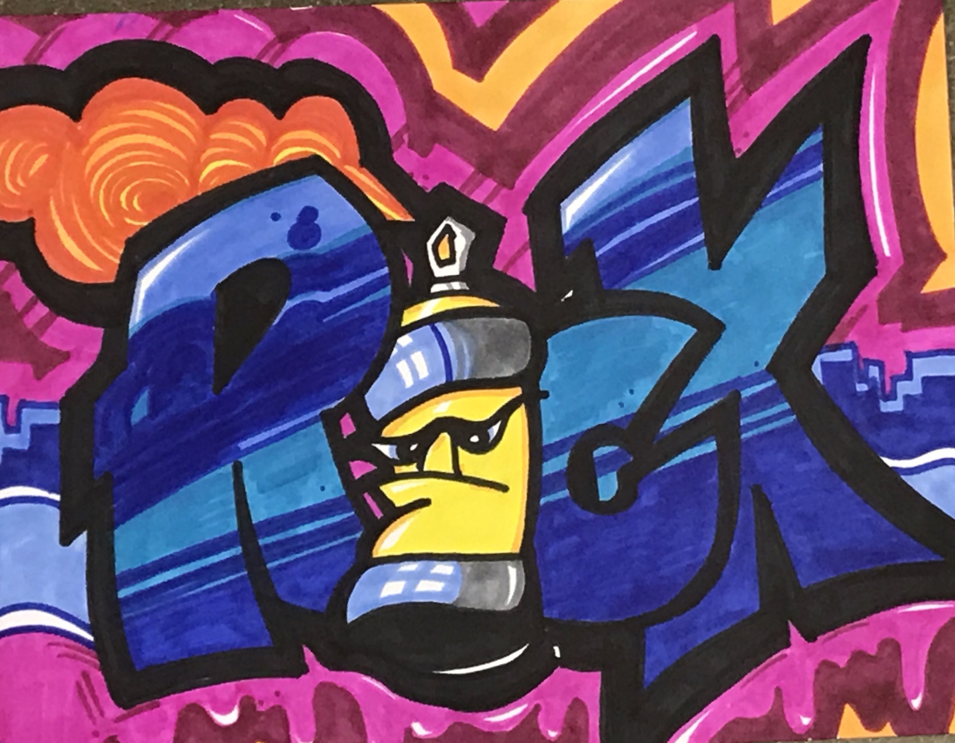 Detail Graffiti Rick Nomer 25